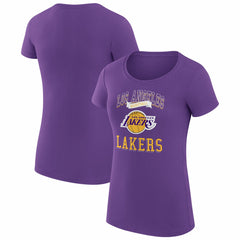 NBA Los Angeles Lakers G-III 4Her by Carl Banks Women's Super-Slim Fit Lightweight Team Logo T-Shirt