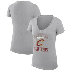 NBA Cleveland Cavaliers G-III 4Her by Carl Banks Women's Super-Slim Fit Lightweight Team Logo V-Neck T-Shirt sale