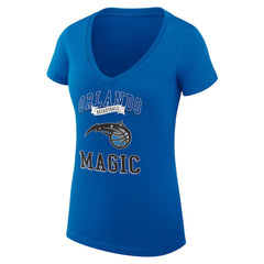 NBA Orlando Magic G-III 4Her by Carl Banks Women's Super-Slim Fit Lightweight Team Logo V-Neck T-Shirt