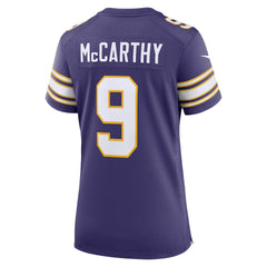 J.J. McCarthy Women's 2nd Alternate Player Game Jersey - Minnesota Vikings