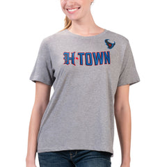 G-III 4Her by Carl Banks Women's Super-Slim Fit Lightweight H-Town T-Shirt - Houston Texans