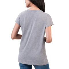 G-III 4Her by Carl Banks Women's Super-Slim Fit Lightweight H-Town V-Neck T-Shirt - Houston Texans