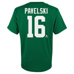 NHL Kelly Green Joe Pavelski Dallas Stars Youth Player Name & Number T-Shirt