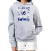 NHL Heather Gray Tampa Bay Lightning G-III 4Her by Carl Banks Women's Collage Team Graphic Tri-Blend Fleece Pullover Hoodie