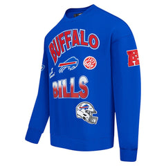 Pro Standard Turn It Up Drop Shoulder Pullover Sweatshirt - Buffalo Bills