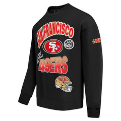 Pro Standard Turn It Up Drop Shoulder Pullover Sweatshirt - San Francisco 49ers