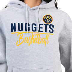 NBA Denver Nuggets G-III 4Her by Carl Banks Women's Graphics Fleece Pullover Hoodie sale