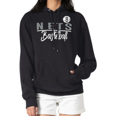 NBA Brooklyn Nets G-III 4Her by Carl Banks Women's Graphics Fleece Pullover Hoodie