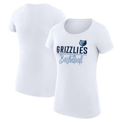 NBA Memphis Grizzlies G-III 4Her by Carl Banks Women's Super-Slim Fit Lightweight Team Sport V-Neck T-Shirt