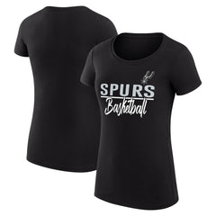 NBA San Antonio Spurs G-III 4Her by Carl Banks Women's Super-Slim Fit Lightweight Team Sport V-Neck T-Shirt