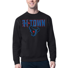 Starter H-Town Graphic Fleece Pullover Sweatshirt - Houston Texans