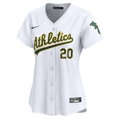 MLB Zack Gelof Athletics Nike Women's Home Limited Player Jersey – White