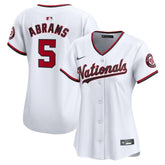 MLB CJ Abrams Washington Nationals Nike Women's Home Limited Player Jersey – White