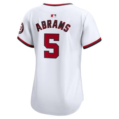 MLB CJ Abrams Washington Nationals Nike Women's Home Limited Player Jersey – White