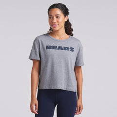 Women's Swing Pass Tri-Blend Boxy T-Shirt - Chicago Bears
