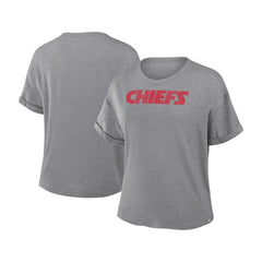 Women's Swing Pass Tri-Blend Boxy T-Shirt - Kansas City Chiefs