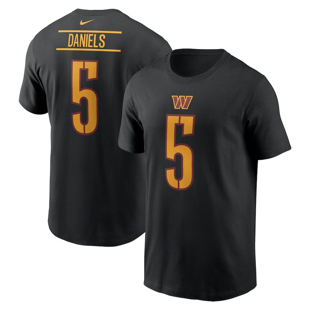 Jayden Daniels Player Name & Number T-Shirt - Washington Commanders