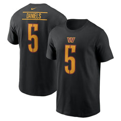 Jayden Daniels Player Name & Number T-Shirt - Washington Commanders