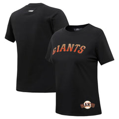 MLB San Francisco Giants Pro Standard Women's Rhinestone Slim Fit T-Shirt