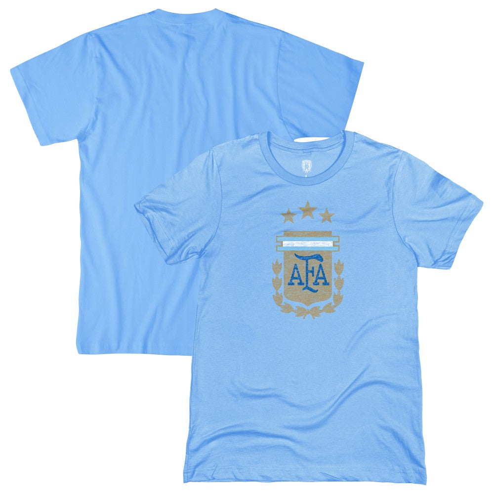 Argentina National Team 1863FC Badge T-Shirt - Light Blue