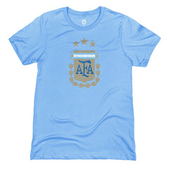 Argentina National Team 1863FC Badge T-Shirt - Light Blue