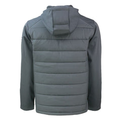 Cutter & Buck Evoke Hybrid Eco Softshell Recycled Full-Zip Hoodie Jacket - Carolina Panthers