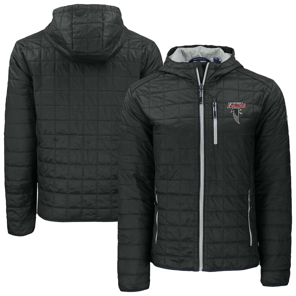 Cutter & Buck Rainier PrimaLoft Eco Insulated Full-Zip Puffer Jacket - Atlanta Falcons