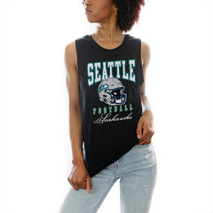 Gameday Couture Women's Preseason Opener Racerback Tank Top - Seattle Seahawks