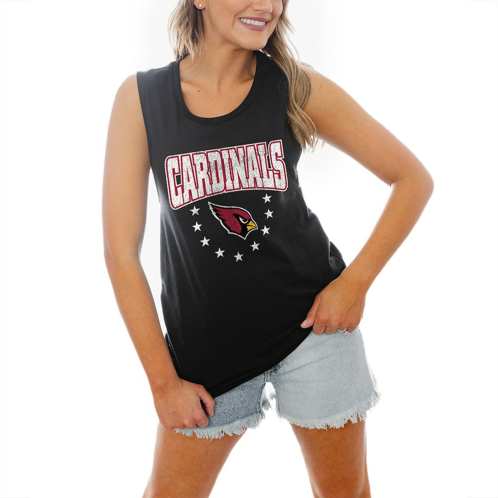 Gameday Couture Women's Baby You're A Star Racerback Scoop Neck Tapered Tank Top - Arizona Cardinals