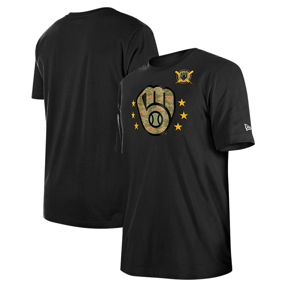 MLB Milwaukee Brewers New Era 2024 Armed Forces Day T-Shirt