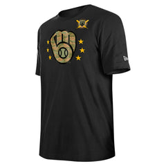 MLB Milwaukee Brewers New Era 2024 Armed Forces Day T-Shirt