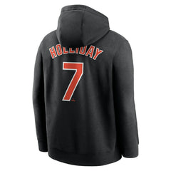 MLB Jackson Holliday Baltimore Orioles Nike Player Name & Number Club Fleece Pullover Hoodie
