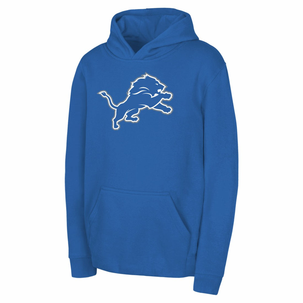 Youth Team Logo Pullover Hoodie - Detroit Lions