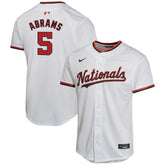 MLB CJ Abrams Washington Nationals Nike Youth Home Game Player Jersey
