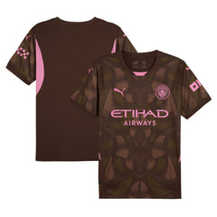 Manchester City 2024/25 Replica Short Sleeve Goalkeeper Jersey - Puma Brown