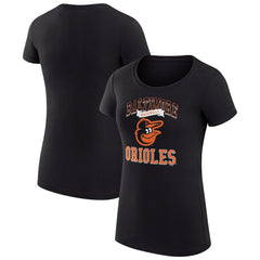 MLB Baltimore Orioles G-III 4Her by Carl Banks Women's Super-Slim Fit Lightweight Team Logo Graphic T-Shirt