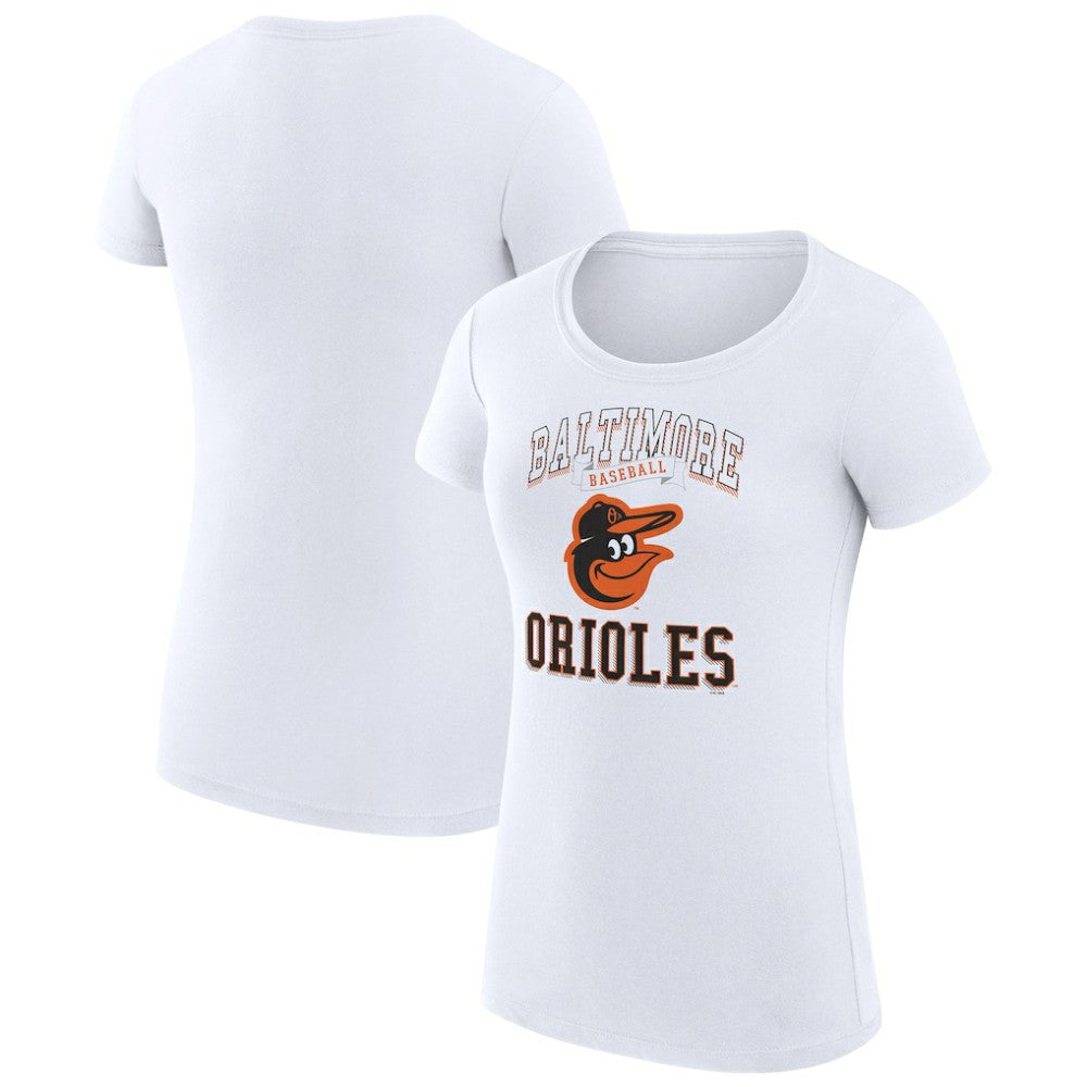 MLB Baltimore Orioles G-III 4Her by Carl Banks Women's Super-Slim Fit Lightweight Team Logo Graphic T-Shirt