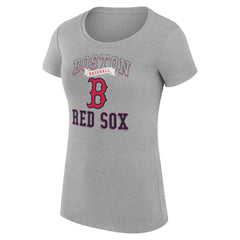 MLB Boston Red Sox G-III 4Her by Carl Banks Women's Super-Slim Fit Lightweight Team Logo Graphic T-Shirt