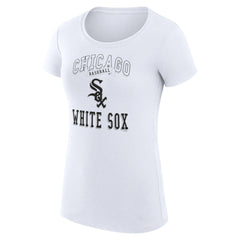 MLB Chicago White Sox G-III 4Her by Carl Banks Women's Super-Slim Fit Lightweight Team Logo Graphic T-Shirt