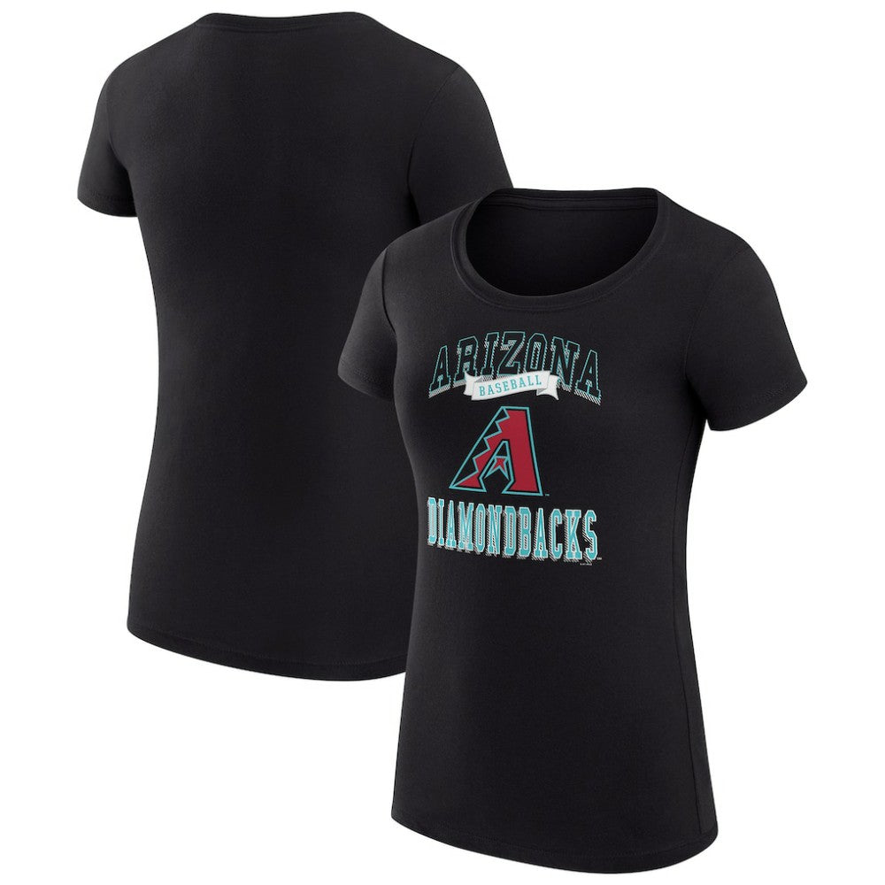 MLB Arizona Diamondbacks G-III 4Her by Carl Banks Women's Super-Slim Fit Lightweight Team Logo Graphic T-Shirt