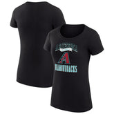 MLB Arizona Diamondbacks G-III 4Her by Carl Banks Women's Super-Slim Fit Lightweight Team Logo Graphic T-Shirt