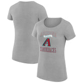 MLB Arizona Diamondbacks G-III 4Her by Carl Banks Women's Super-Slim Fit Lightweight Team Logo Graphic T-Shirt