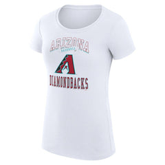 MLB Arizona Diamondbacks G-III 4Her by Carl Banks Women's Super-Slim Fit Lightweight Team Logo Graphic T-Shirt
