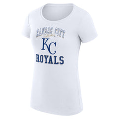 MLB Kansas City Royals G-III 4Her by Carl Banks Women's Super-Slim Fit Lightweight Team Logo Graphic T-Shirt