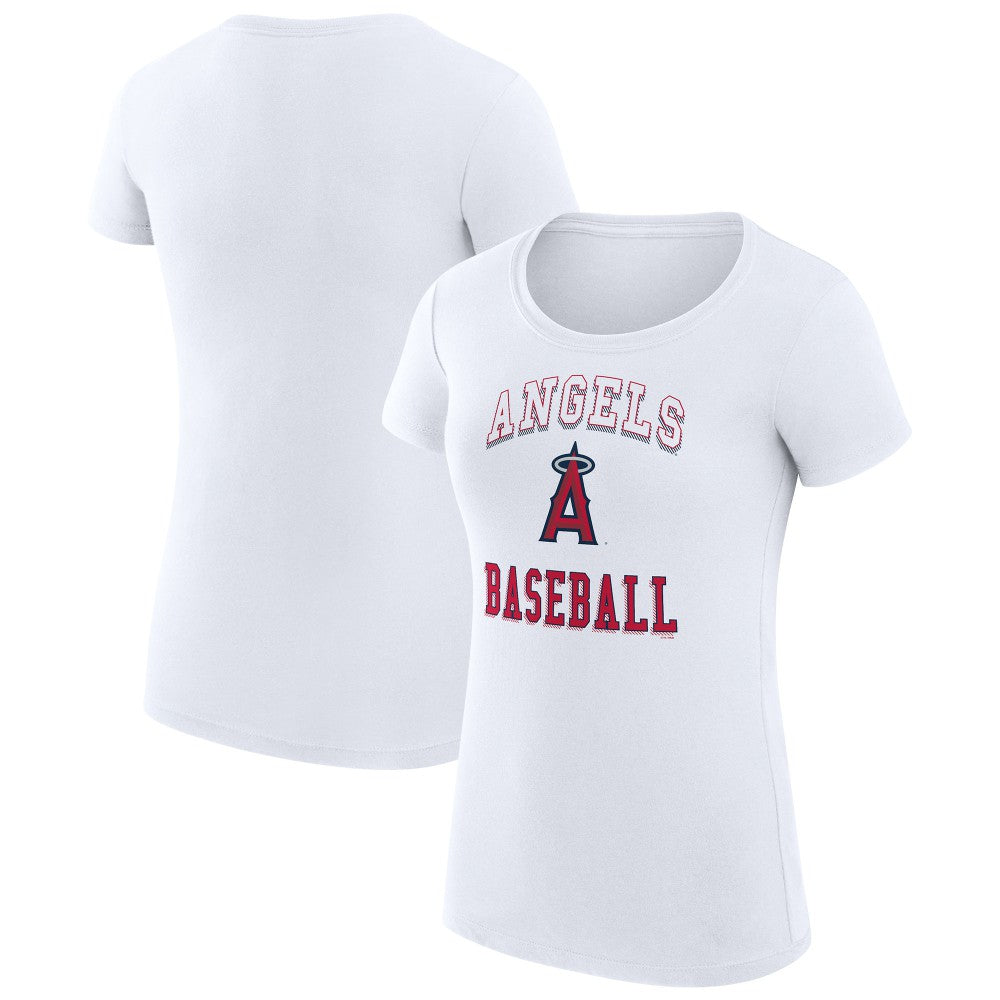 MLB Los Angeles Angels G-III 4Her by Carl Banks Women's Super-Slim Fit Lightweight Team Logo Graphic T-Shirt