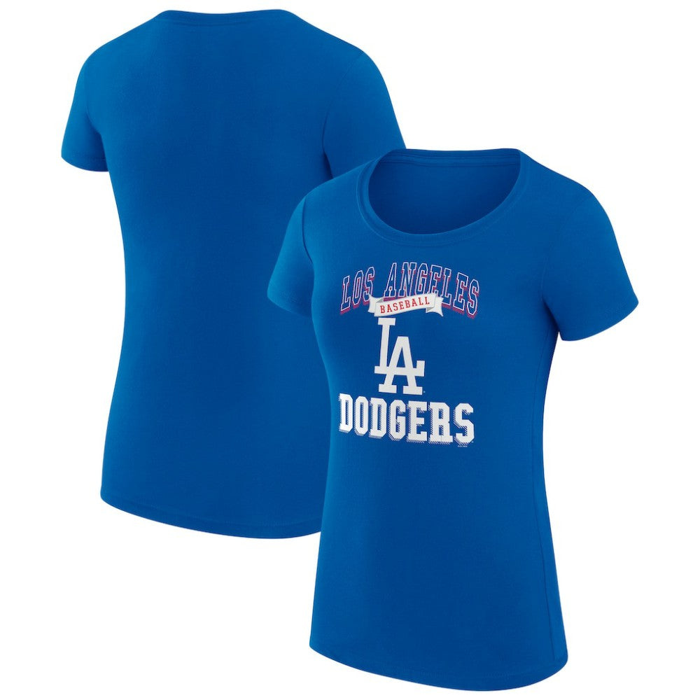 MLB Los Angeles Dodgers G-III 4Her by Carl Banks Women's Super-Slim Fit Lightweight Team Logo Graphic T-Shirt