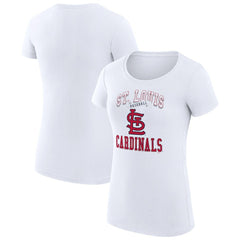 MLB St. Louis Cardinals G-III 4Her by Carl Banks Women's Super-Slim Fit Lightweight Team Logo Graphic T-Shirt