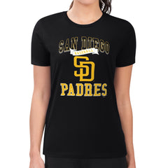 MLB San Diego Padres G-III 4Her by Carl Banks Women's Super-Slim Fit Lightweight Team Logo Graphic T-Shirt