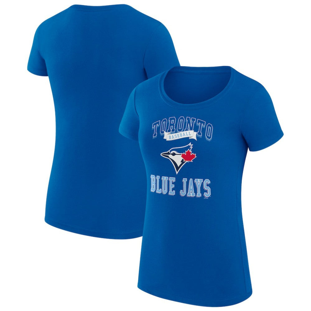 MLB Toronto Blue Jays G-III 4Her by Carl Banks Women's Super-Slim Fit Lightweight Team Logo Graphic T-Shirt