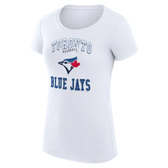 MLB Toronto Blue Jays G-III 4Her by Carl Banks Women's Super-Slim Fit Lightweight Team Logo Graphic T-Shirt